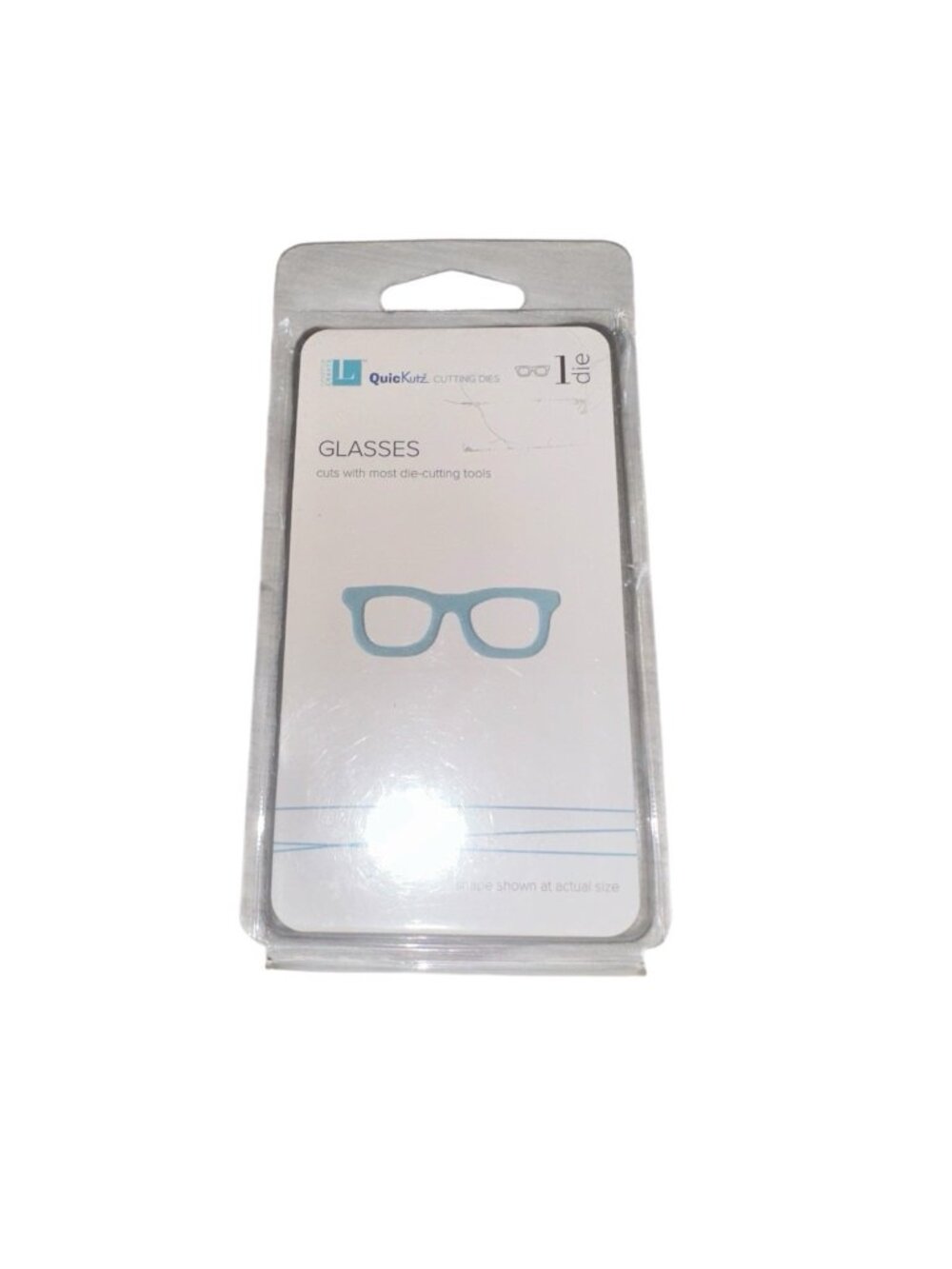 Quickutz 2x2 Die Glasses DP0330 Lifestyle Crafts Paper Scrapbooking